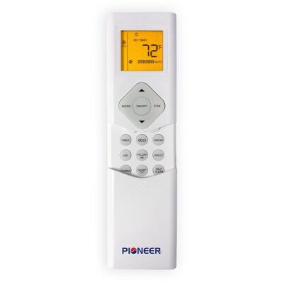 PIONEER® 12,000 BTU 19 SEER 115V Ductless Mini Split - Remote