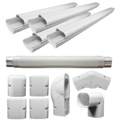 Decorative PVC Line Cover Kit 3″ for Pioneer Mini Split Air Conditioners & Heat Pumps