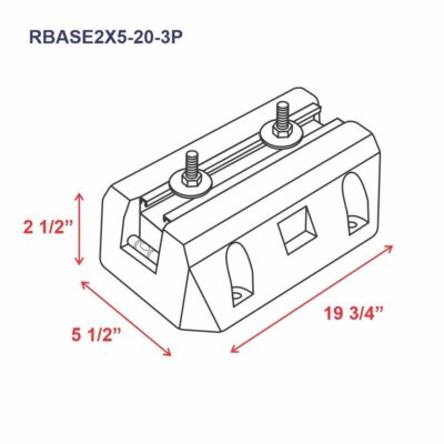 Floor Mounting Base KIT for Mini Split Systems - Base_3P